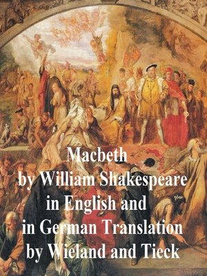 cover image of Macbeth, Bilingual Edition (English with line numbers and two German translations)
